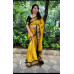 Sarees: SemiSilk: VEDIKA SILK, EXCLUSIVE COTTON SILK WITH WEAVING  CONTRST JARI BORDER N PALLU  WITH TASSELS N RUNNING BLOUSE